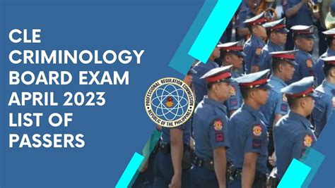 Criminologist Licensure Examination Results Released.